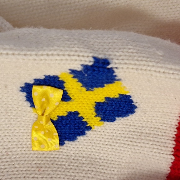 Rare!! Vintage Lord & Taylor Kids M Christmas Sweater Holiday Gingerbread Man. - Picture 8 of 9